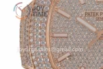 Patek Philippe Nautilus 5711 R8F 1:1 Best Edition Full Diamond RG Diamonds Bracelet  A324