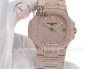 Patek Philippe Nautilus 5711 R8F 1:1 Best Edition Full Diamond RG Diamonds Bracelet  A324