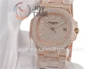 Patek Philippe Nautilus 5711 R8F 1:1 Best Edition Full Diamond RG Diamonds Bracelet  A324