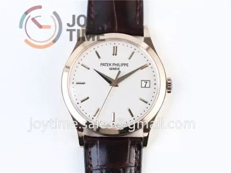 Patek Philippe Calatrava 5296R ZF 1:1 Best Edition RG Case Leather Strap A324