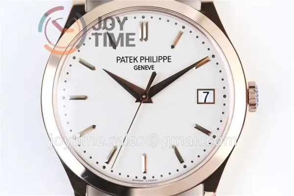 Patek Philippe Calatrava 5296R ZF 1:1 Best Edition RG Case Leather Strap A324