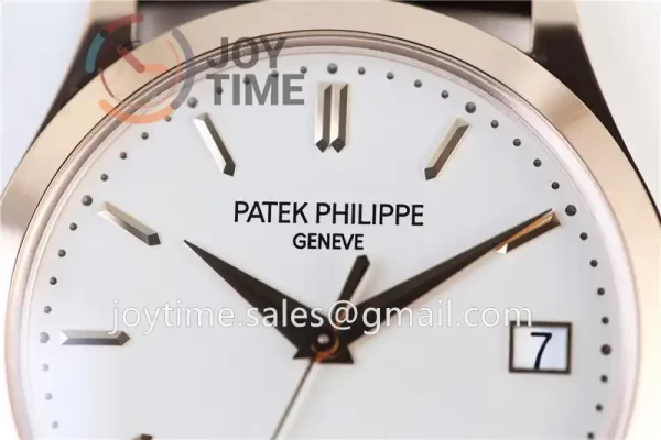 Patek Philippe Calatrava 5296R ZF 1:1 Best Edition RG Case Leather Strap A324