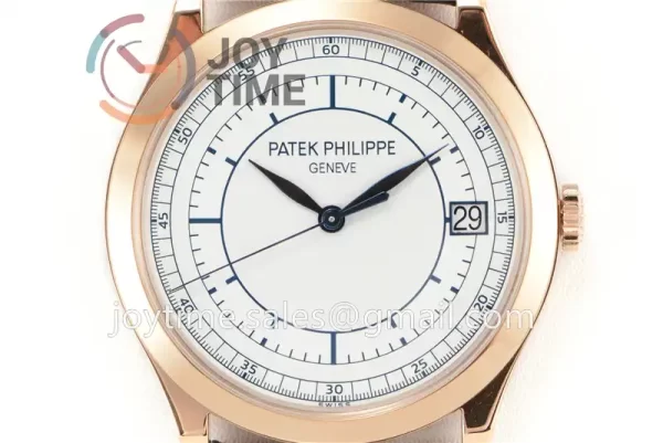 Patek Philippe Calatrava 5296R ZF 1:1 Best Edition RG Case Leather Strap A324