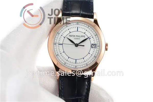 Patek Philippe Calatrava 5296R ZF 1:1 Best Edition RG Case Leather Strap A324