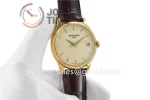 Patek Philippe Calatrava 5227 ZF 1:1 Best Edition YG Case Leather Strap Openable Back Cover A324