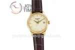 Patek Philippe Calatrava 5227 ZF 1:1 Best Edition YG Case Leather Strap Openable Back Cover A324