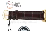 Patek Philippe Calatrava 5227 ZF 1:1 Best Edition YG Case Leather Strap Openable Back Cover A324