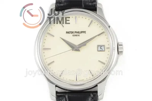 Patek Philippe Calatrava 5227 ZF 1:1 Best Edition SS Case Leather Strap Openable Back Cover A324