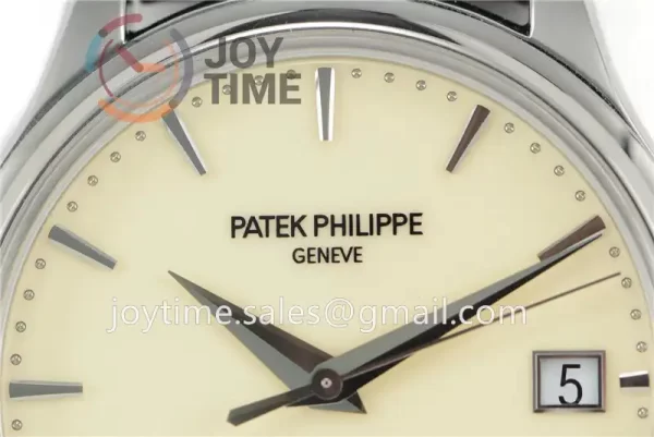 Patek Philippe Calatrava 5227 ZF 1:1 Best Edition SS Case Leather Strap Openable Back Cover A324