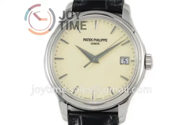 Patek Philippe Calatrava 5227 ZF 1:1 Best Edition SS Case Leather Strap Openable Back Cover A324