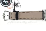 Patek Philippe Calatrava 5227 ZF 1:1 Best Edition SS Case Leather Strap Openable Back Cover A324