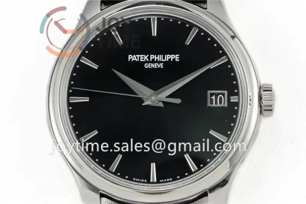 Patek Philippe Calatrava 5227 ZF 1:1 Best Edition SS Case Leather Strap Openable Back Cover A324