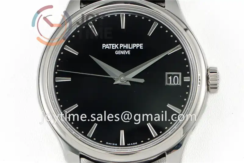 Patek Philippe Calatrava 5227 ZF 1:1 Best Edition SS Case Leather Strap Openable Back Cover A324