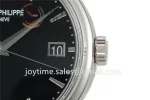 Patek Philippe Calatrava 5227 ZF 1:1 Best Edition SS Case Leather Strap Openable Back Cover A324