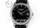 Patek Philippe Calatrava 5227 ZF 1:1 Best Edition SS Case Leather Strap Openable Back Cover A324