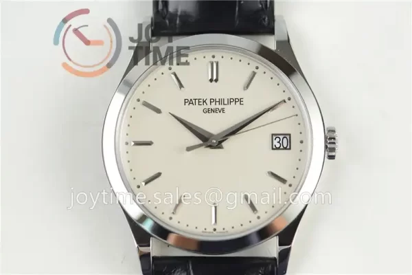 Patek Philippe Calatrava 5296R ZF 1:1 Best Edition SS Case Leather Strap A324