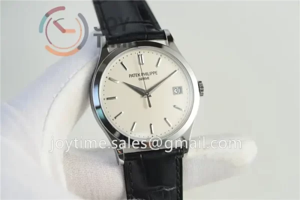 Patek Philippe Calatrava 5296R ZF 1:1 Best Edition SS Case Leather Strap A324