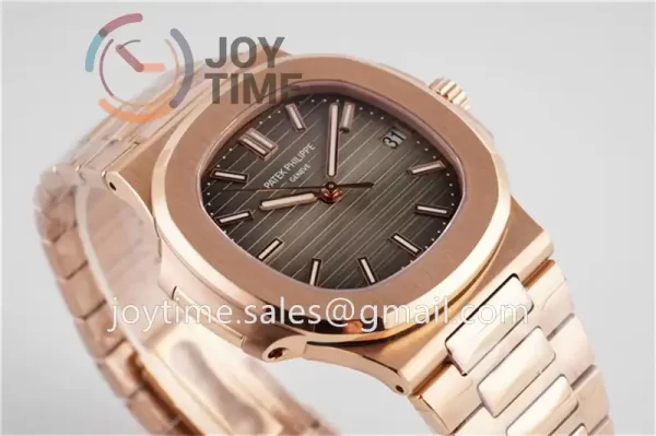 Patek Philippe Nautilus 5711 PPF 1:1 Best Edition RG Case RG Strap A324 V4