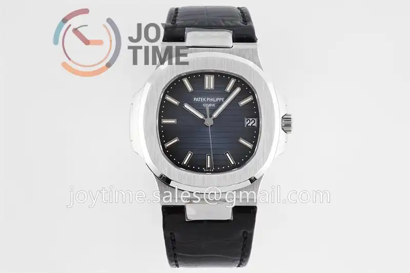 Patek Philippe Nautilus 5711 PPF 1:1 Best Edition SS Case Leather Strap A324 V4