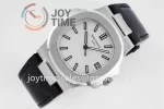 Patek Philippe Nautilus 5711 PPF 1:1 Best Edition SS Case Leather Strap A324 V4