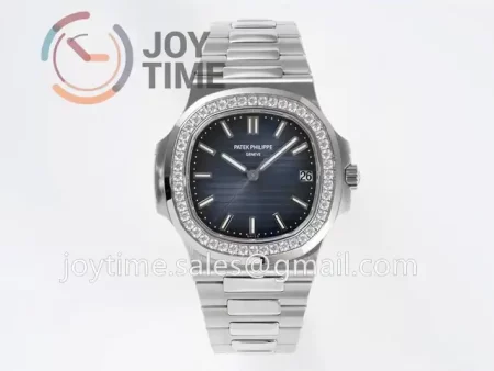 Patek Philippe Nautilus 5711 PPF 1:1 Best Edition SS Case Diamond Bezel SS Strap A324 V4