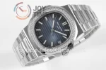 Patek Philippe Nautilus 5711 PPF 1:1 Best Edition SS Case Diamond Bezel SS Strap A324 V4