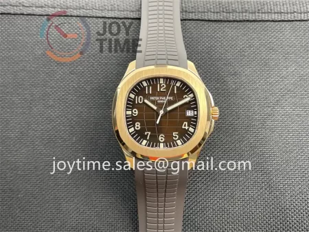 Patek Philippe Aquanaut 5167 3KF 1:1 Best Edition RG Case Rubber Strap A324 Super Clone V2