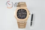 Patek Philippe Nautilus 5712 PPF 1:1 Best Edition RG Case RG Strap A240  Super Clone V2