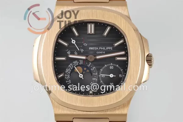 Patek Philippe Nautilus 5712 PPF 1:1 Best Edition RG Case RG Strap A240  Super Clone V2