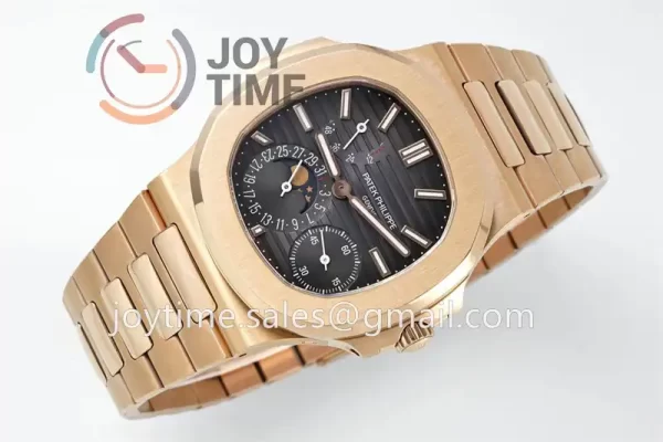 Patek Philippe Nautilus 5712 PPF 1:1 Best Edition RG Case RG Strap A240  Super Clone V2