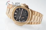 Patek Philippe Nautilus 5712 PPF 1:1 Best Edition RG Case RG Strap A240  Super Clone V2