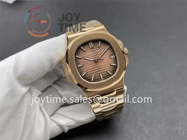 Patek Philippe Nautilus 5711 3KF 1:1 Best Edition RG Case RG Strap A324 Super Clone V2