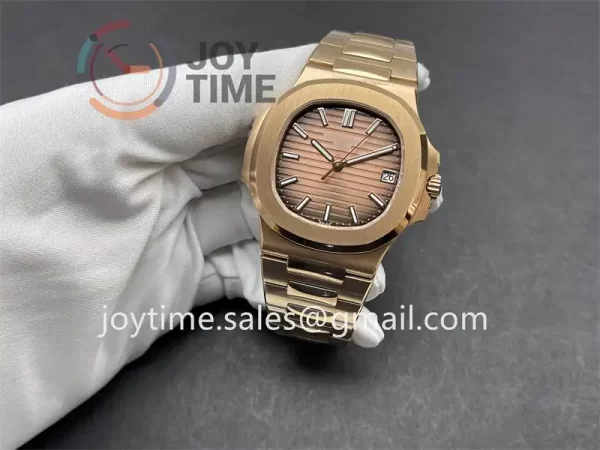 Patek Philippe Nautilus 5711 3KF 1:1 Best Edition RG Case RG Strap A324 Super Clone V2