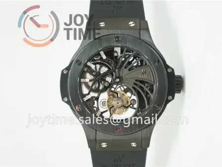 Hublot Big Bang 1:1 Best Edition Ceramic Case Rubber Strap Tourbillon