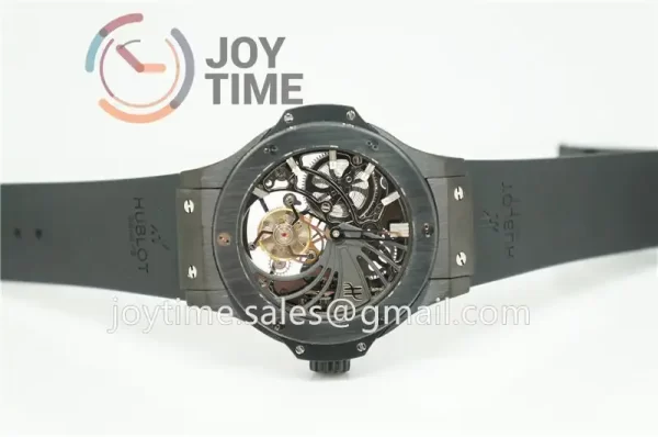 Hublot Big Bang 1:1 Best Edition Ceramic Case Rubber Strap Tourbillon