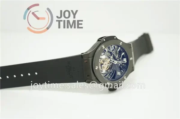 Hublot Big Bang 1:1 Best Edition Ceramic Case Rubber Strap Tourbillon