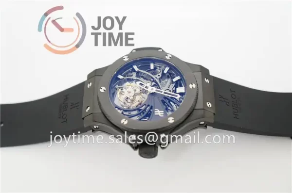 Hublot Big Bang 1:1 Best Edition Ceramic Case Rubber Strap Tourbillon