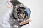 Hublot Big Bang 1:1 Best Edition RG Case Ceramic Bezel Rubber Strap Tourbillon