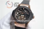 Hublot Big Bang 1:1 Best Edition RG Case Ceramic Bezel Rubber Strap Tourbillon