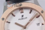 Hublot Classic Fusion 1:1 Best Edition Titanium Case RG Bezel Rubber Strap A1110