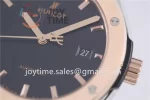 Hublot Classic Fusion 1:1 Best Edition Titanium Case RG Bezel Rubber Strap A1110