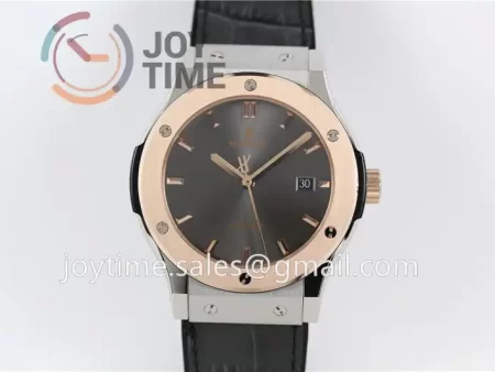 Hublot Classic Fusion 1:1 Best Edition Titanium Case RG Bezel Rubber Strap A1110