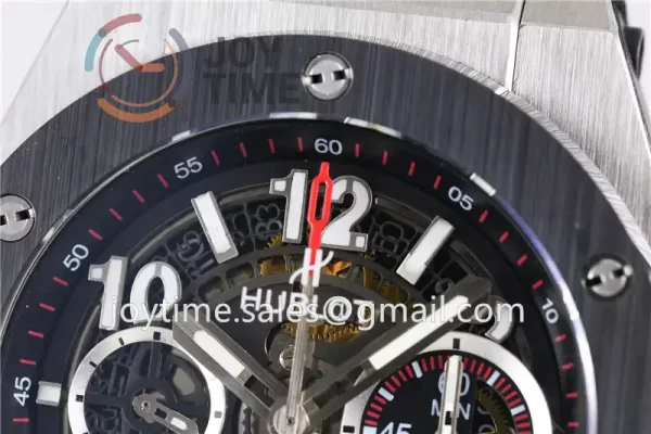 Hublot Big Bang Unico 1:1 Best Edition 45mm SS Case Ceramic Bezel Rubber Strap A1220