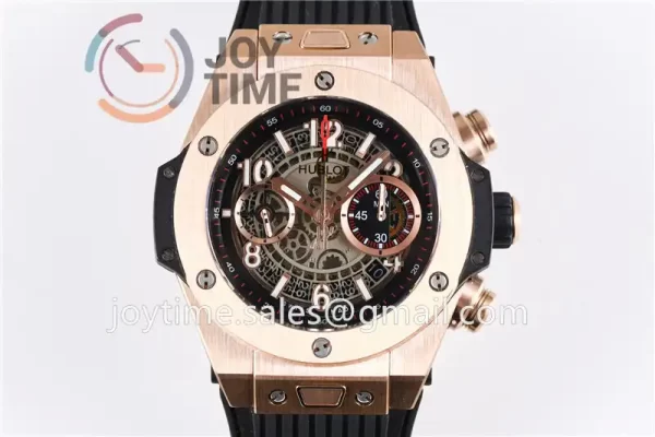 Hublot Big Bang Unico 1:1 Best Edition 45mm RG Case Rubber Strap A1220