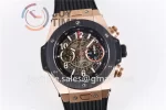 Hublot Big Bang Unico 1:1 Best Edition 45mm RG Case Ceramic Bezel Rubber Strap A1220