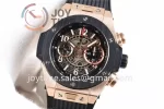 Hublot Big Bang Unico 1:1 Best Edition 45mm RG Case Ceramic Bezel Rubber Strap A1220