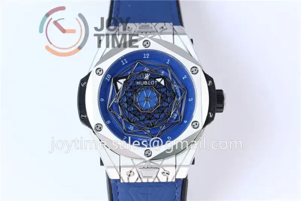 Hublot Big Bang Unico Sang Bleu 1:1 Best Edition 45mm SS Case Rubber Strap HUB1213