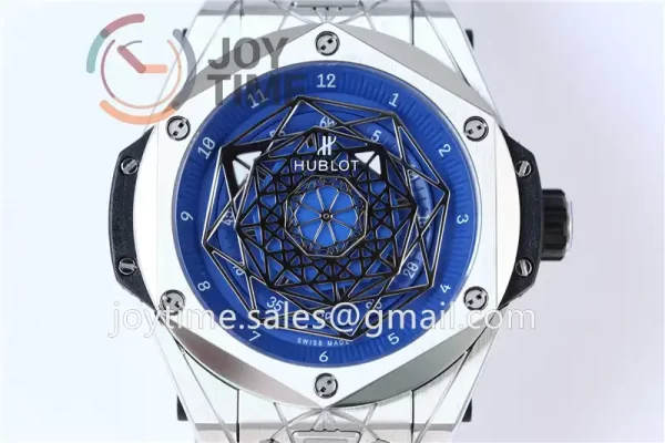 Hublot Big Bang Unico Sang Bleu 1:1 Best Edition 45mm SS Case Rubber Strap HUB1213