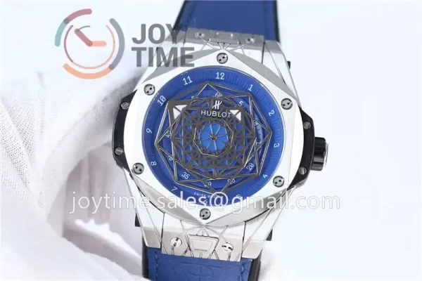 Hublot Big Bang Unico Sang Bleu 1:1 Best Edition 45mm SS Case Rubber Strap HUB1213