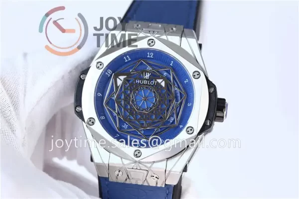 Hublot Big Bang Unico Sang Bleu 1:1 Best Edition 45mm SS Case Rubber Strap HUB1213